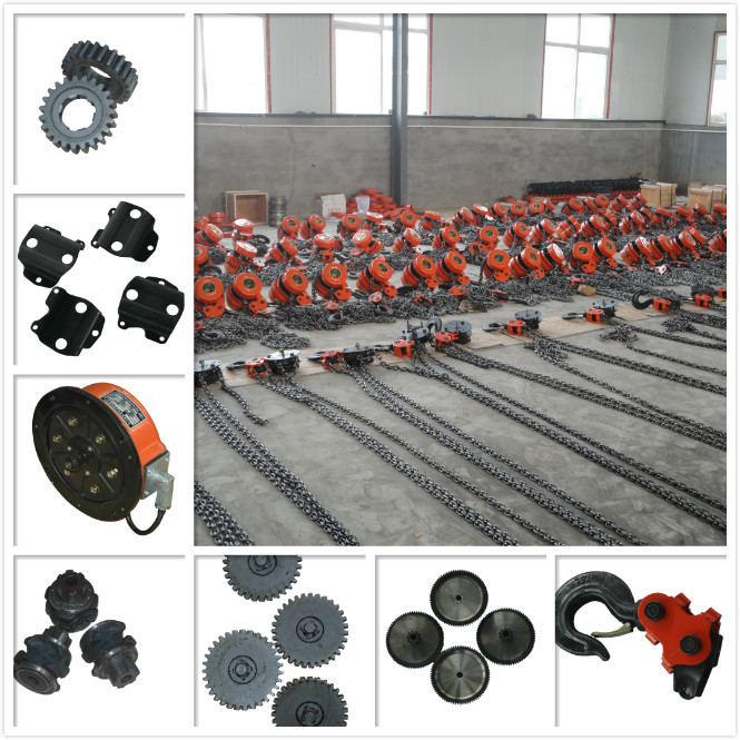 群吊葫蘆車(chē)間實(shí)景及配件